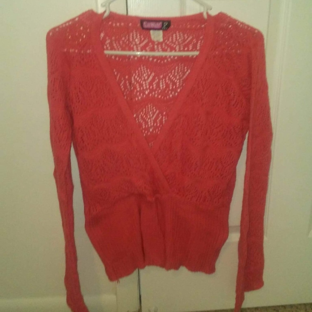 Coral sweater